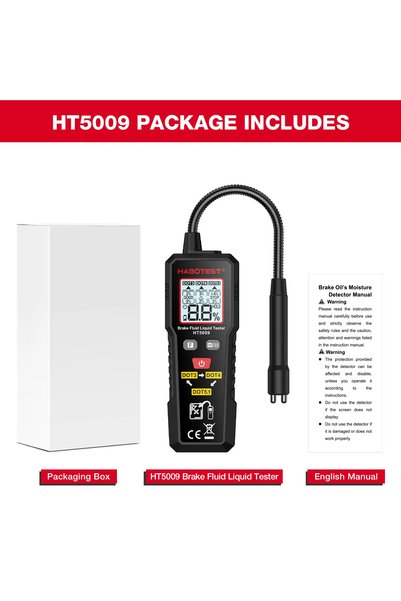 Choice Black Digital Brake Fluid Tester Auto Car Brake Oil Moisture Detector ...