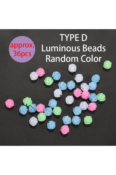 Choice TYPE D - LUMINOUS 36PCS Colorful Decorations Clips for Kids Bike Multi...
