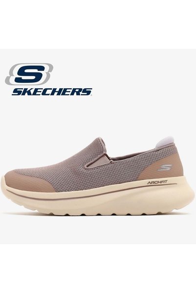 SKECHERS Go Walk Arch Fit N-Joy 125841 Unisex Sports Shoes Beige