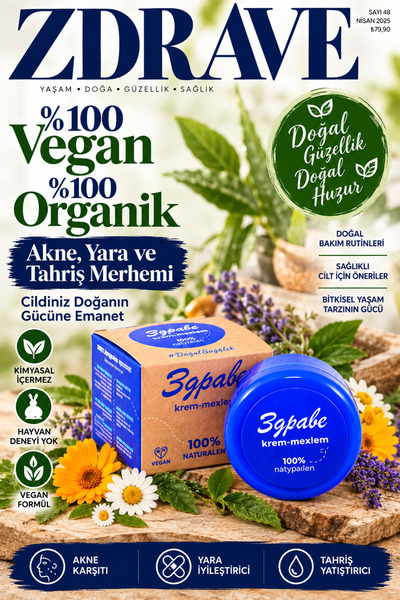ZDRAVE 2 ADET % 100 ORGANİK , YARA VE TAHRİŞ MERHEMİ 30 GR X 2