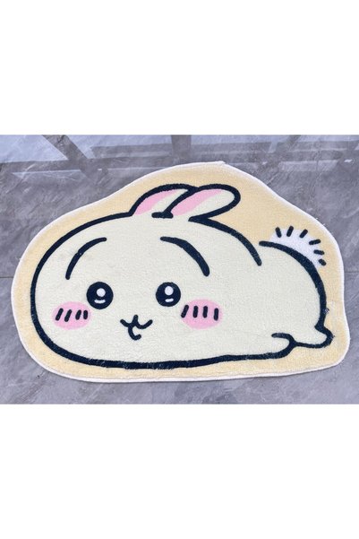 Choice 40x60cm B Anime Chiikawa Plush Rug Hachiware & Usagi Pattern Mat Soft ...