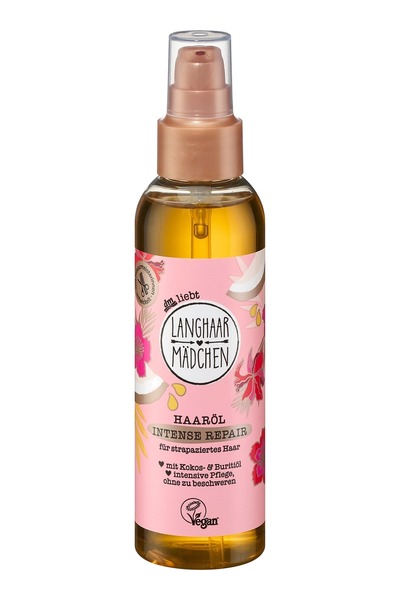 Langhaar Mädchen Intense Repair Hair Oil for Long Hair, Anti-Frizz with Cocon...