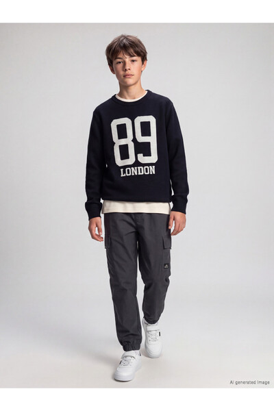 LC Waikiki I Boy's Fleece-Lined Cargo Pants from Freezen Store
