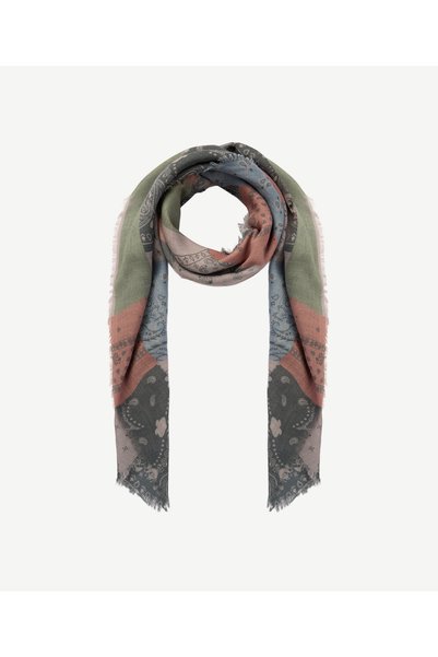 Yargıcı Mixed Patterned Square Shawl
