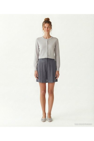 Yargıcı Wide Regular Waist Bermuda/Shorts