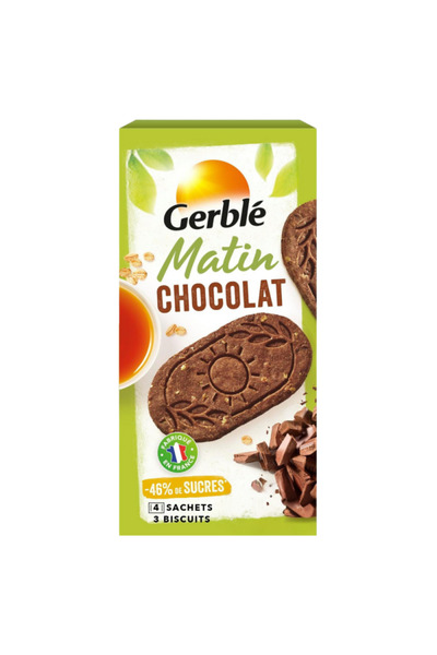 Gerble Biscuiți integrale cu ciocolată, 200g