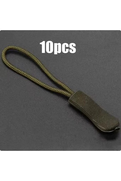 Choice 10pcs-green 10pcs Zipper Pull Puller End Fit Rope Tag Replacement Clip...