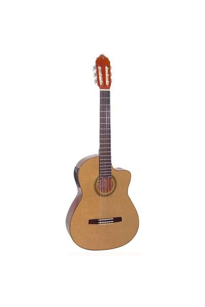 VALENCIA CG30RCE Elektro Klasik Gitar (Gül Ağacı) | Cutaway - Fishman Ekolayzır - Profesyonel