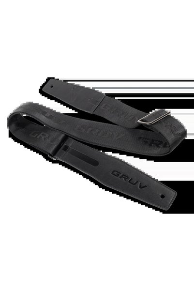 Gruv Gear Korr50-Blk-S Korr Guitar Strap |   Leather Detailed Stylish and Sturdy