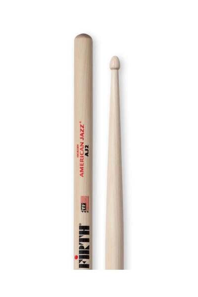 Vicfirth-4c فيك فيرث AJ2، مجموعة عصي الطبول الأمريكية "جاز 2". |   Uzun Konik...