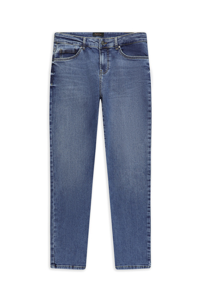 Abdullah Kiğılı Regular Fit Standard Cut Lycra Denim Trousers