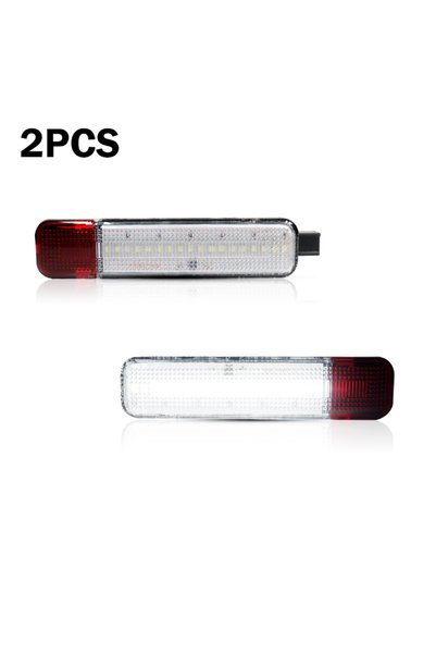 Choice3 2pcs white JDM Side Door Courtesy Light Assemblies For GM Trucks SUVs...