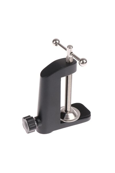 Choice black C-Shaped Clip Desk Table Mount Clamp For Microphone Suspension B...