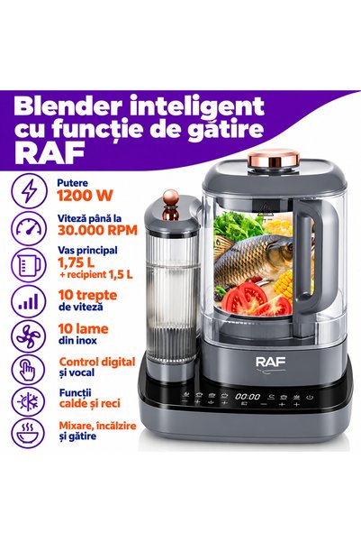 RAF Blender Profesional Inteligent cu Funcție de Gătire