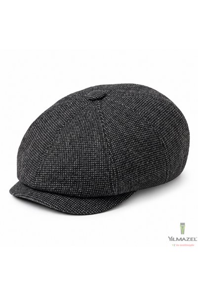 Yılmazel Peaky Blinders 8 Pieces Men's Cap - Newsboy Wool Cap, Ivy Ascot