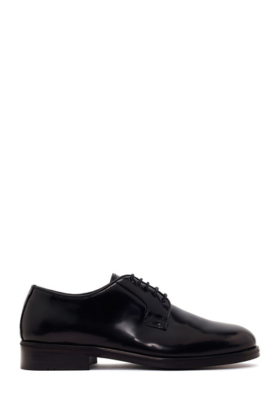 Derimod Men's Black Laced Leather Classic Shoes Wm750040Da