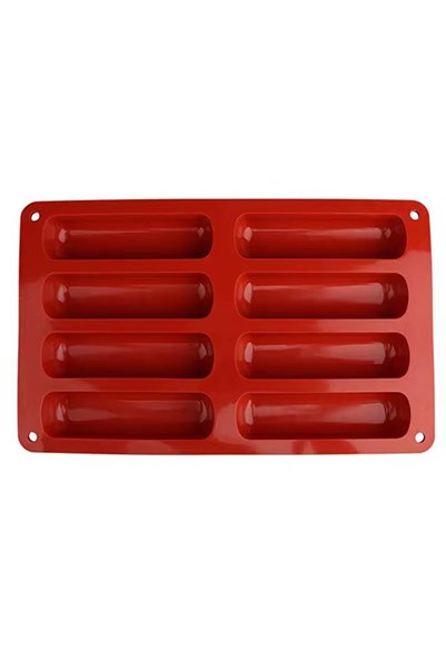 Choice RED UPORS 8 Form Silicone Baking Mold Classic Collection Shape Non Sti...