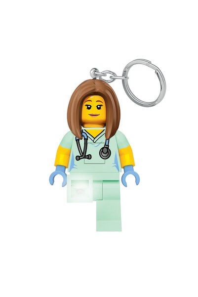LEGO Asistentă medicală cu LED-uri Breloc