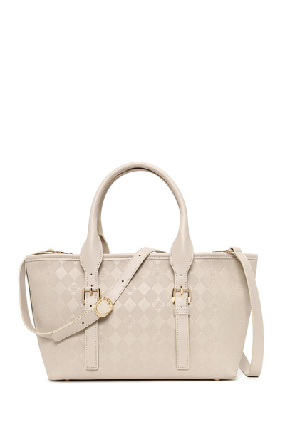 Derimod Women's Cream Long Strap Printed Shoulder Bag 26Sbd200726