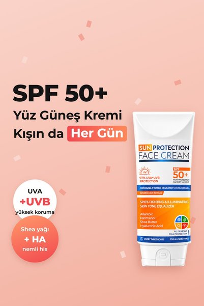 Quins Derm Solutions SPF50+ Yüz Güneş Kremi 70 ml - Yüksek UVA ve UVB Koruması Sağlayan Nemlendirici Formül