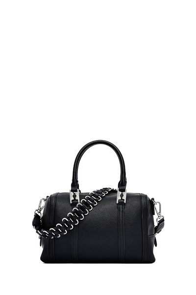 Derimod Women's Black Long Strap Shoulder Bag 25Abd2439Ft