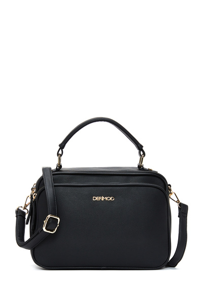 Derimod Women's Black Long Strap Crossbody Bag Wb200010Sv