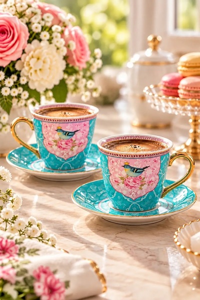 ROY KING Qush 2-piece coffee cup