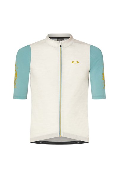 Oakley Tricou de ciclism bărbați Off Grid Jersey 2.0 - Bej/Albastru - L