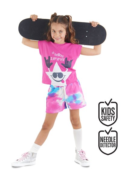MSHB&G Starry Batik Girl's T-shirt Shorts Set