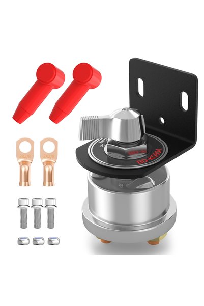 Choice1 DaierTek 12V 200A High Current Battery Disconnect Switch with Side Po...