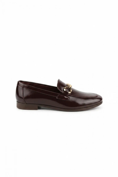 Gondol Women's Black Genuine Leather Loafer Shoes with Metal Accessories Hl.3...