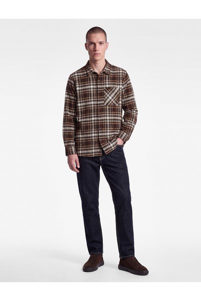 Koton Regular Fit Pocketed Classic Collar Long Sleeve Lumberjack Shirt