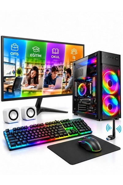 J-TECH Intel Core i5-3470 8GB RAM 256GB SSD 19" Masaüstü Bilgisayar S1160