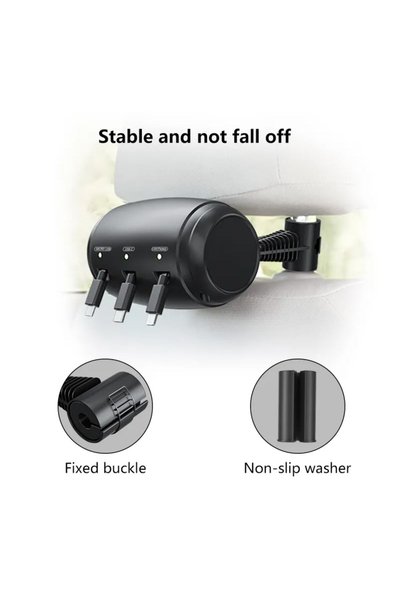 OEM Cablu de încărcare retractabil, 3 în 1, stație de încărcare, Lightning Ty...