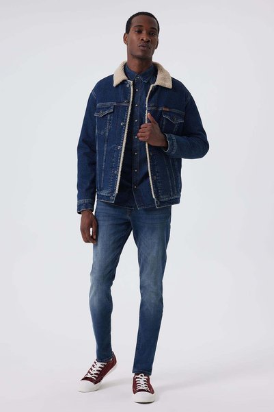 Lee Cooper Jachetă de jeans pentru bărbați Puebla 3, denim