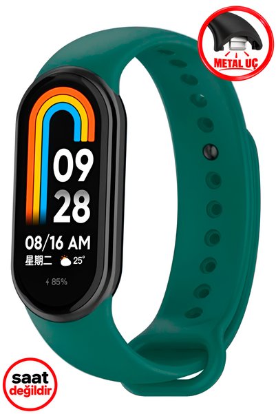 Dexmon Xiaomi Mi Band 8 Mi Band 9 Mi Band 10 Compatible Silicone Cord Strap w...