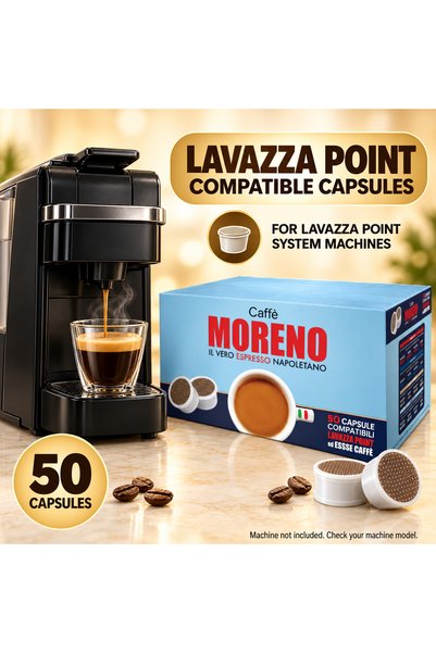 Moreno Capsule de cafea Aroma Blue pentru Lavazza Point, 50 buc.