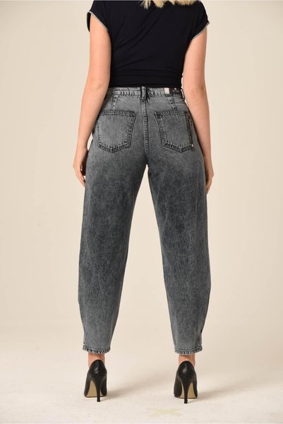 LAMİRA Women's High Waist Skinny Slim Leg Cotton Jeans No Fade Denim Trousers