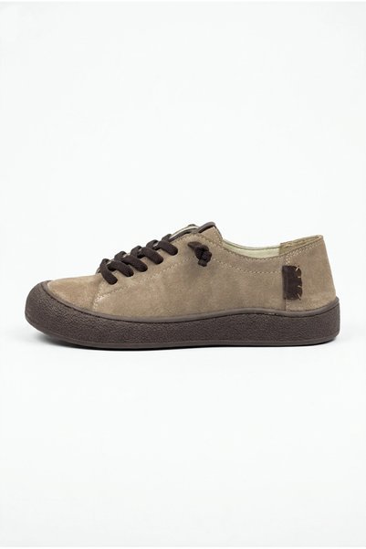 mokka shoes ortopedik Kadın Sneaker Hakiki Süet Deri Günlük Ayakkabı Akıllı O...