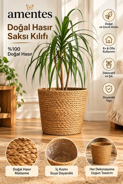 Cherry Collection Decorative Wicker Knitted Basket