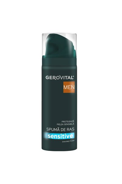 GEROVITAL Spumă de ras Sensitive, 200 ml