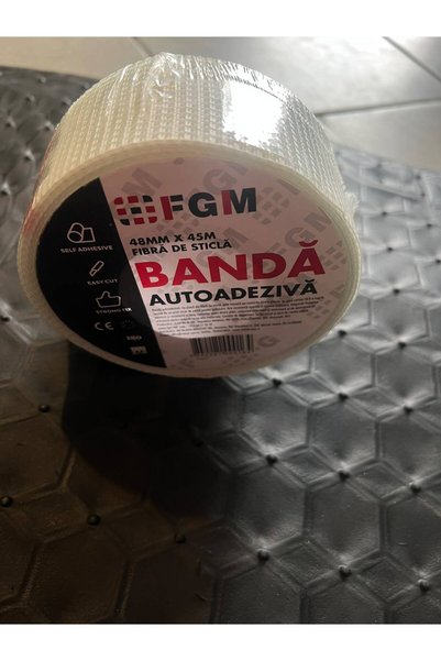 Generic Brand Bandă Autoadezivă din Fibră de Sticlă FGM, pentru Rosturi Gips-...