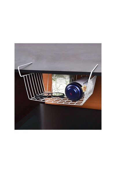 Jumbo Raft Suspendabil Metalic Alb 32x26x15cm