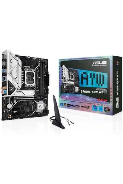 Generic لوحة أم B760M-AYW WiFi II من إنتل، mATX، LGA 1700، فتحة DDR5، PCIe 5....