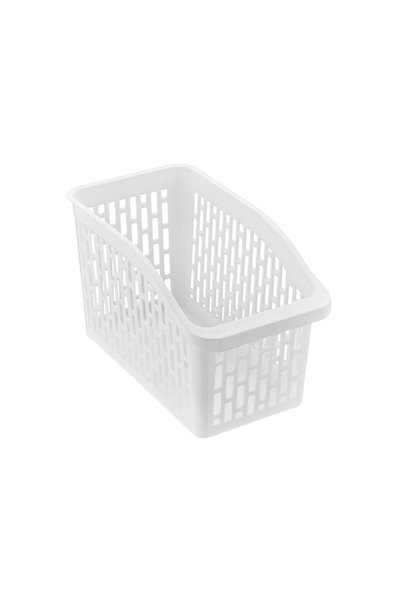 Jumbo White Plastic Refrigerator Organizer 29x15.8x17cm