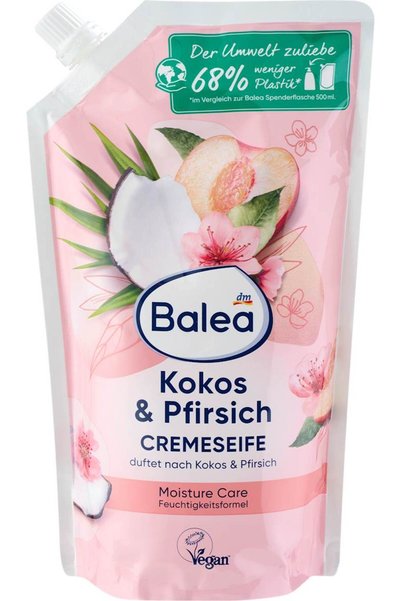 OEM Săpun hidratant cocos și piersică, 500 ml