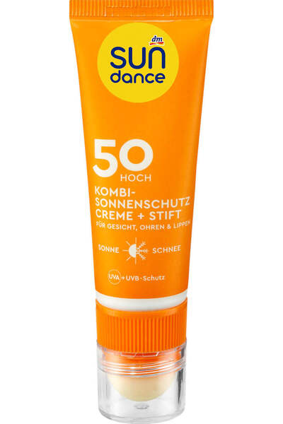 SUNDANCE Set de protecție solară pentru față: cremă + stick SPF 50 (25 ml și ...