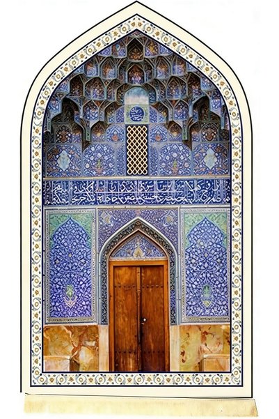 Generic سجادة صلاة إسلامية ناعمة للمسجد، بساط صلاة 120 * 70 سم لرمضان والعيد