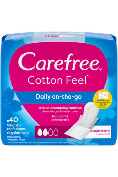 Carefree Absorbante zilnice Daily on-the-go, 40 buc