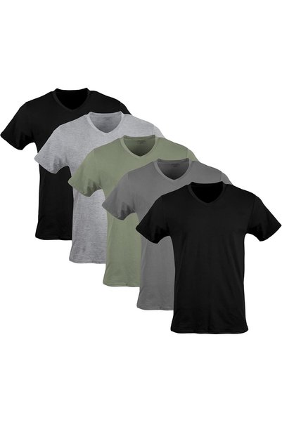 Generic mens V-neck T-shirts, Multipack, Style G1103 Underwear (pack of 5)